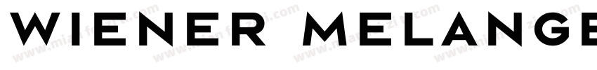Wiener Melange Extra Bold字体转换
